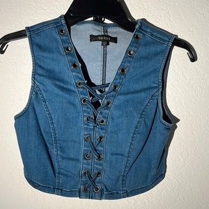 Guess Crop Jean Top